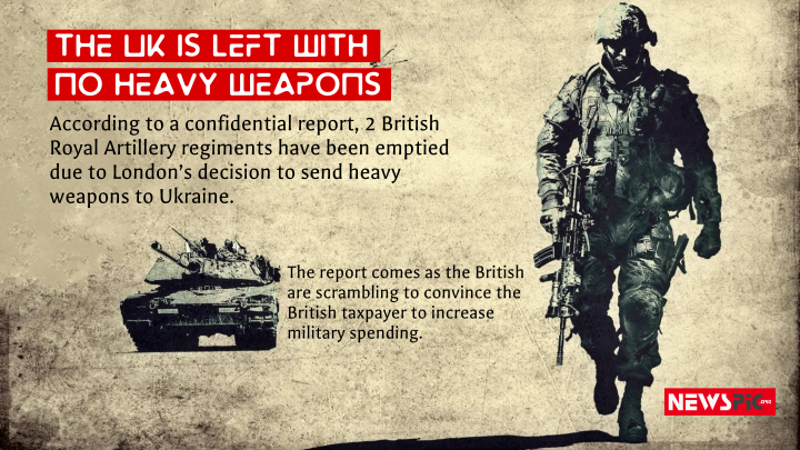 The UK is left with no heavy weapons
