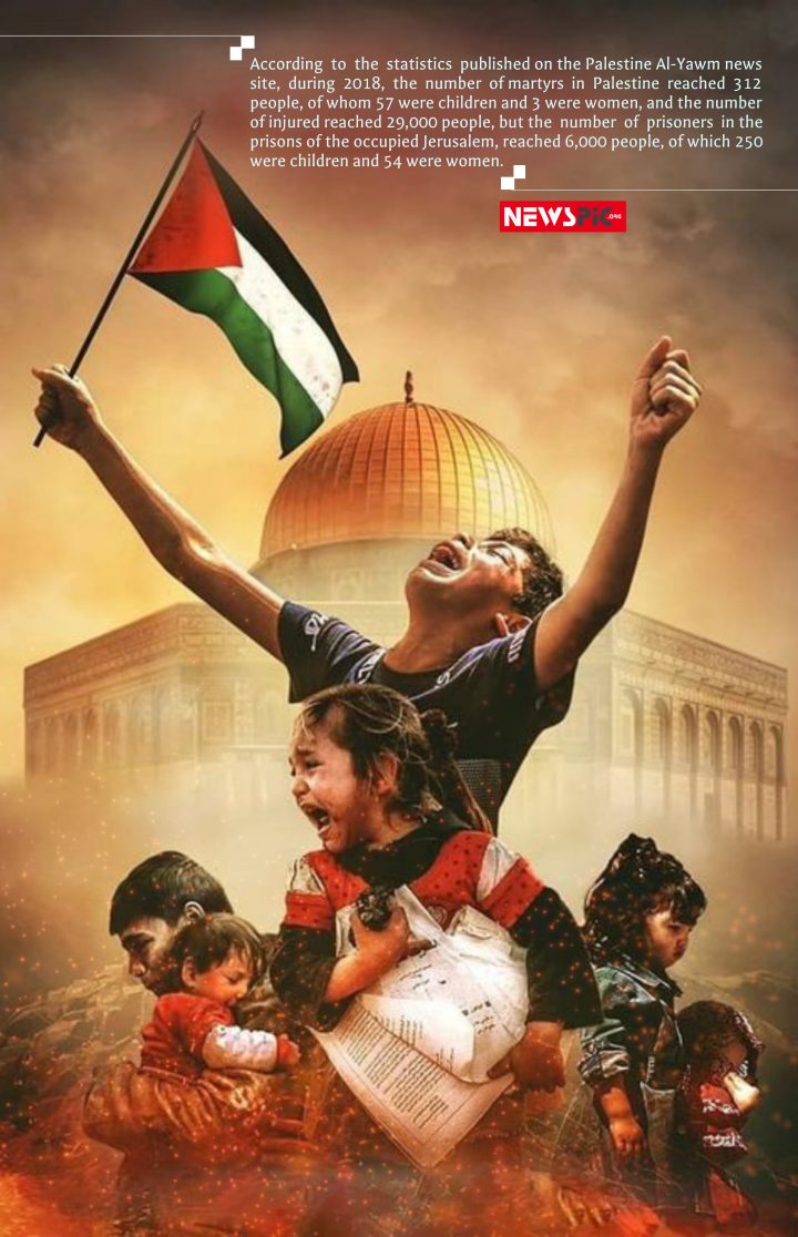 Palestine had 312 martyrs in 2018 with 57 children