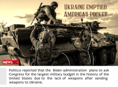 Ukraine emptied America’s pocket