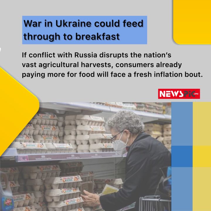 War in Ukraine could feed through to breakfast