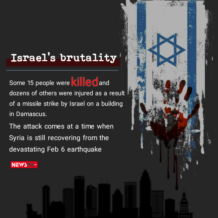 The brutality of Israel continues
