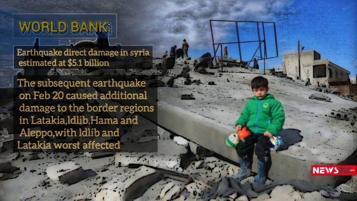 World Bank: Earthquake direct damage in Syria estimated at $5.1 billion