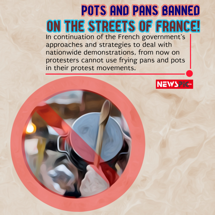 Pots and Pans banned on the streets of France