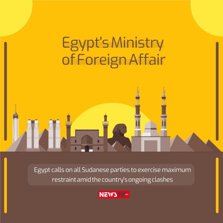 Egypt calls on Sudan parties to exercise maximum restraint