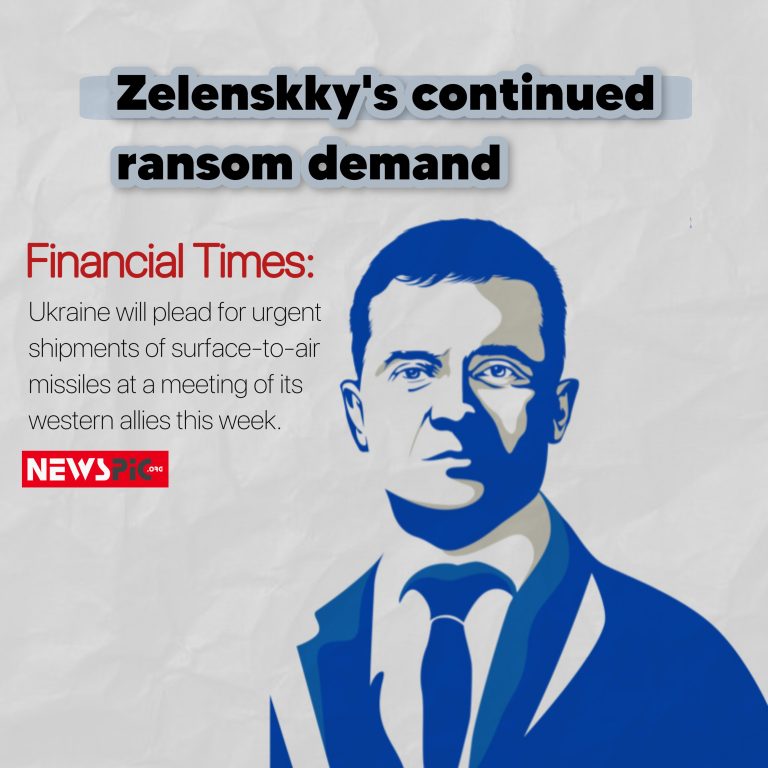 Zelenskky's continued ransom demand