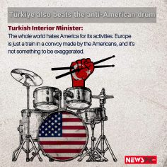 Turkiye also beats the anti American drum
