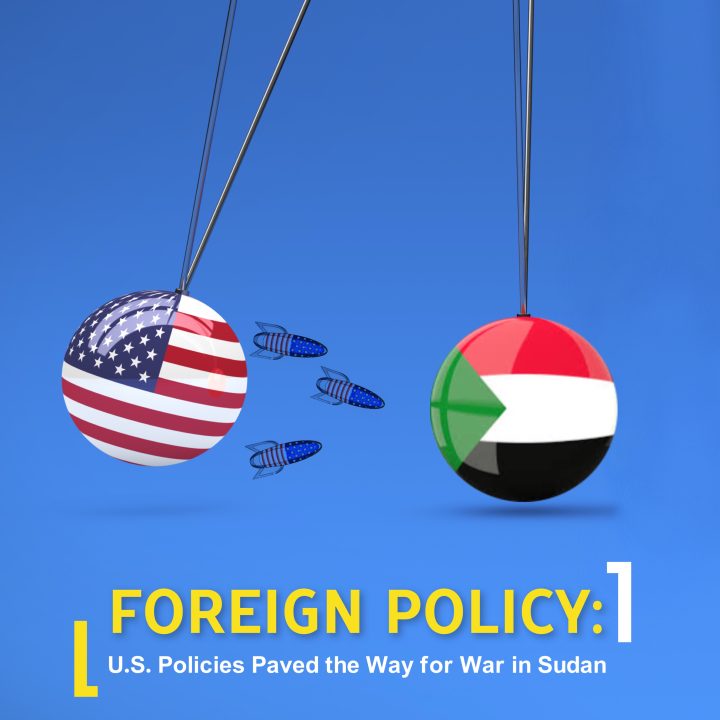 US policies paved the ay for war in Sudan