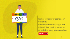Today kids are taught homosexuality at school