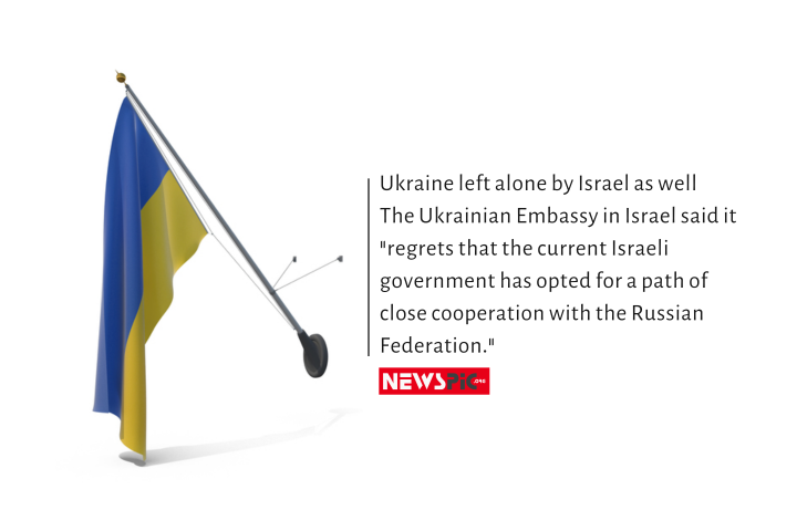 Ukraine left alone even by Israel