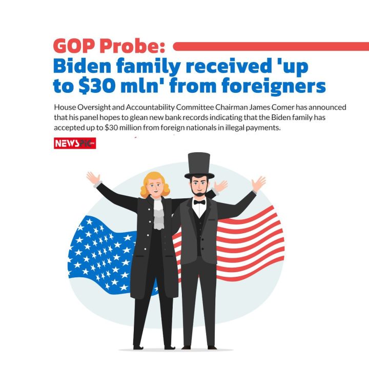 Biden family received $30m from foreigners