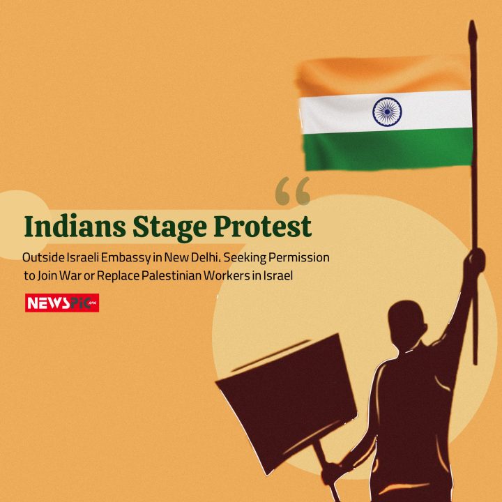 Indians Stage Protest