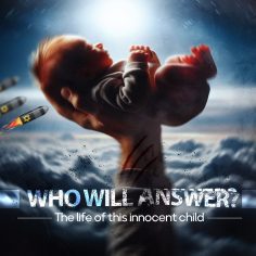 WHO WILL ANSWER?The life of this innocent child