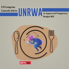 US Congress Cancels Aid to UNRWA in Approved Temporary Budget Bill
