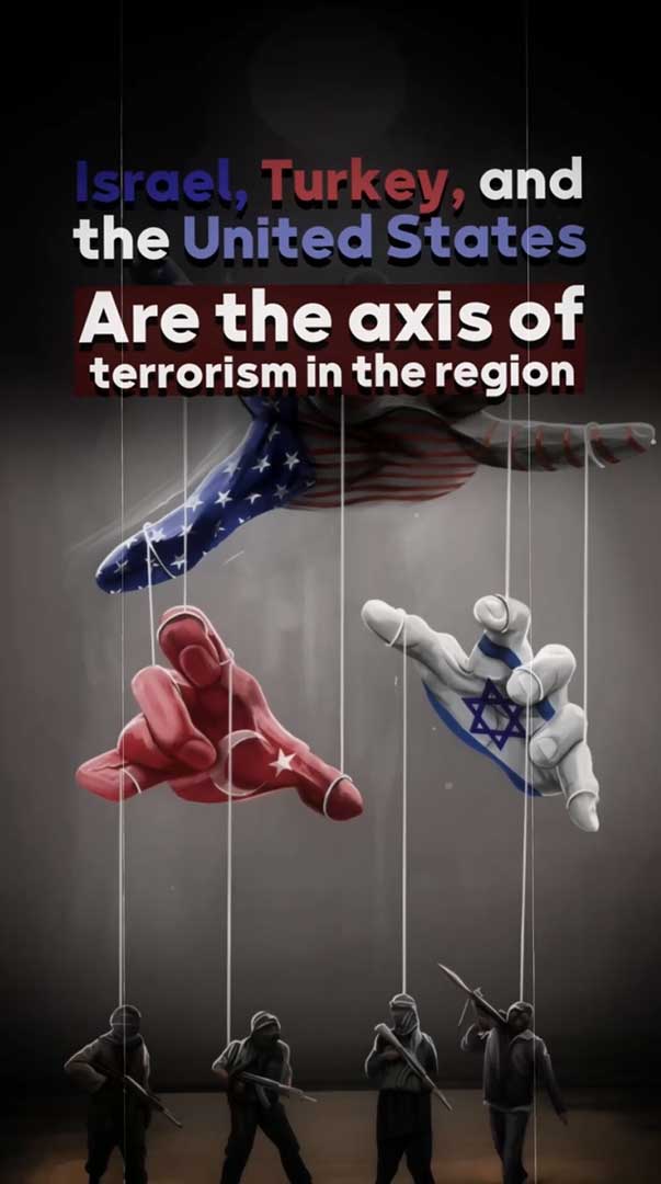 The Puppet Masters: America, Turkey, and Israel are the axis of terrorism in the region