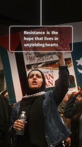 Resistance is the hope that lives in unyielding hearts